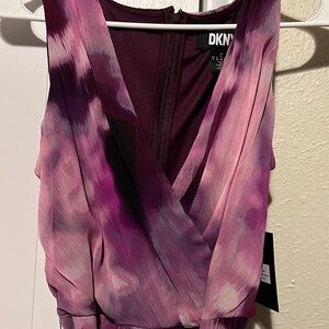 NWT DKNY Women’s Dress - Size 6 - multi color purple and pink